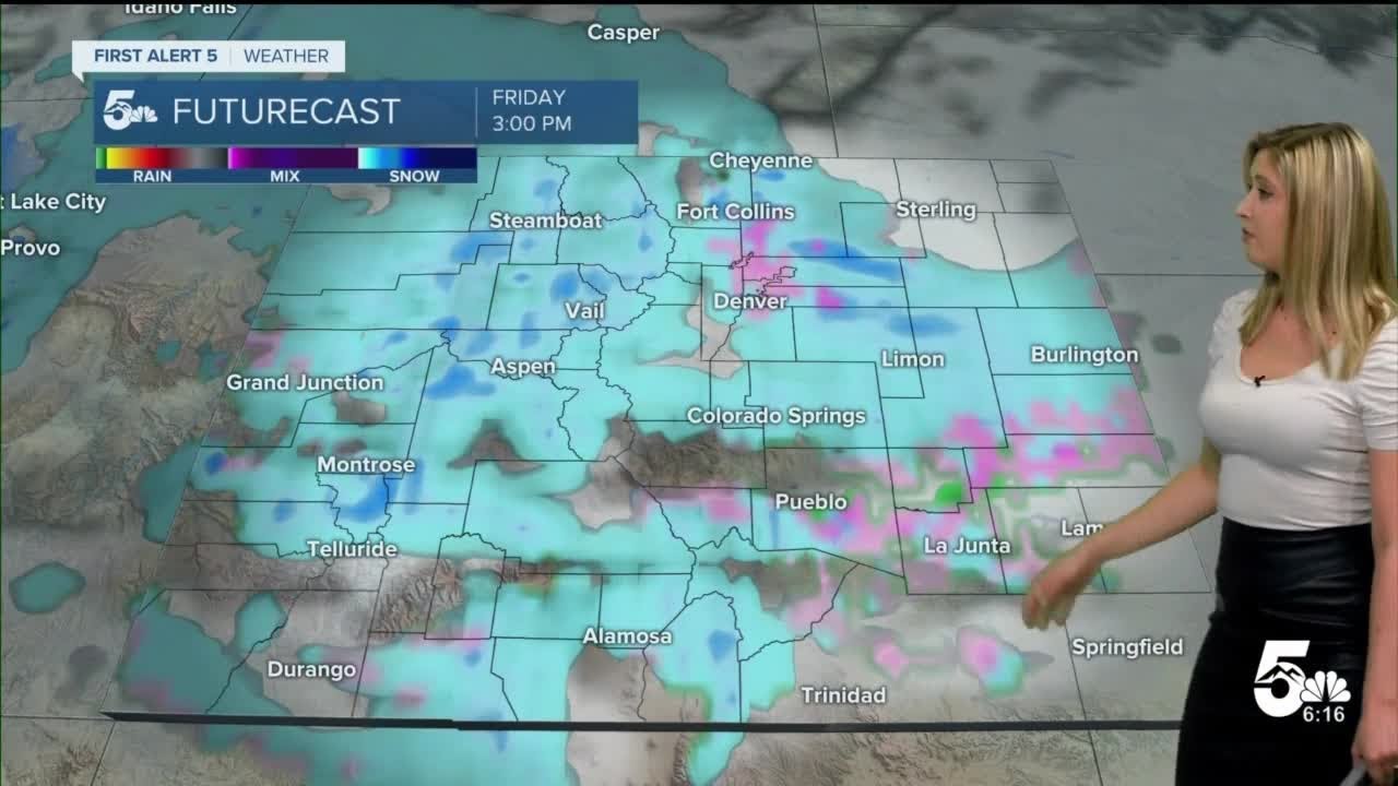 Warm and windy Thursday before Friday snowstorm - YouTube