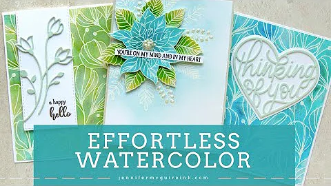 Effortless "Watercolor" - My Favorite Inky Techniq...