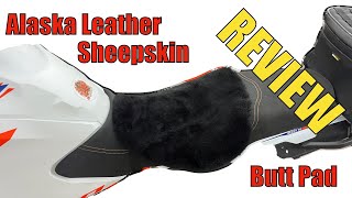 Alaska Leather Sheepskin Butt Pad Review KTM 1290 Super Adventure