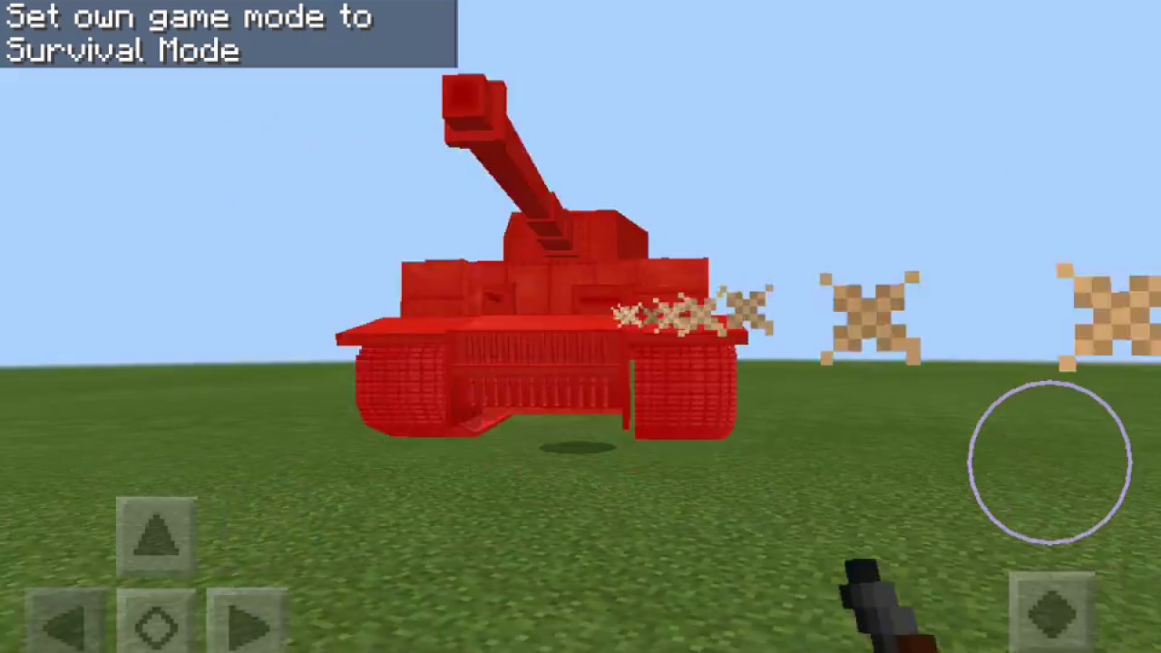 Minecraft Mod Review - War Tank Addon - YouTube