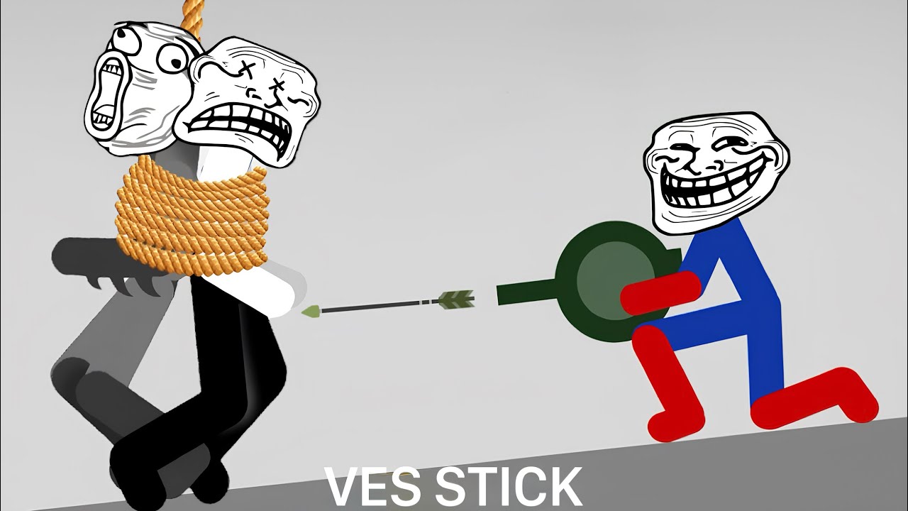 Лучшие падения | Подборка смешных моментов со спешиванием Стикмена #90