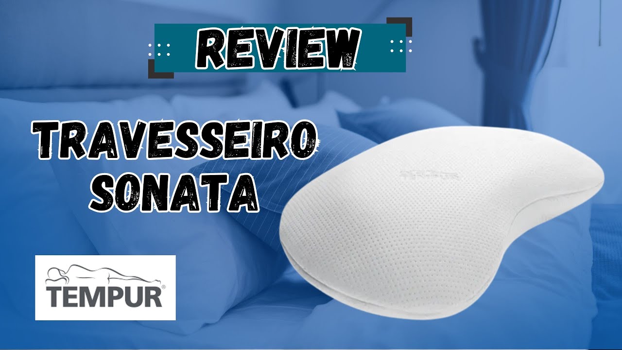 Travesseiro Tempur Sonata Pillow - Conforto Ortopédico com Espuma