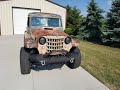 1950 willys jeep truck body swap to 1999 chevy 1500 4x4 chassis