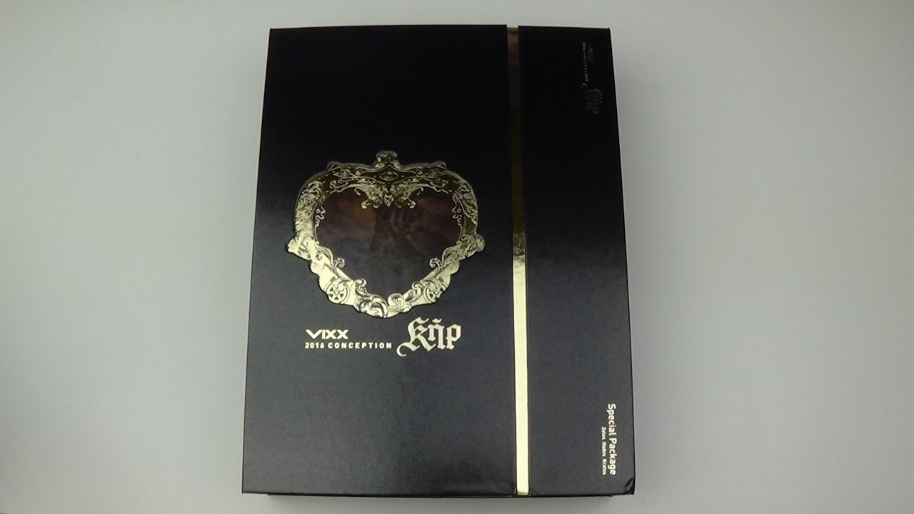 unboxing vixx 2016 conception ker special package album zelos hades kratos youtube