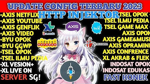 CONFIG TERBARU | HTTP INJEKTOR | XL VISION+ | Axis | TelkomseL| Indosat,BYU [30Juni]