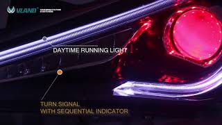 VLAND Sequential Headlights fit for Hyundai Sonata 2011-2014
