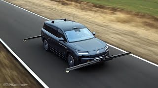 比亚迪腾势N9旗舰SUV安全技术测试 | BYD DENZA N9 flagship SUV safety technology test