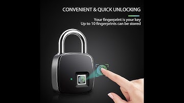 Fingerprint Padlock – Waterproof Keyless Biometric Lock (RoMech)