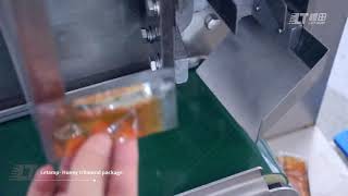 Letamp Small Sachet Honey Bag Full Automatic Vffs Packing Machine in 3 Sides Seal Bag