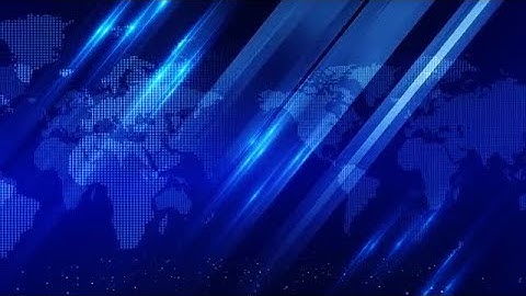 Blue World Map Background Stock Motion Graphics