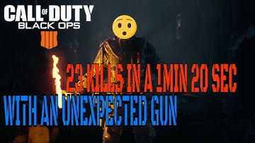 BO4 23 KILLS IN UNDER 1MIN 23SEC WITH A GUN| SPAWN TRAP PAYLOAD