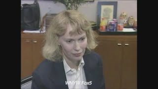 Mia Farrow talks about Woody Allen in 1992