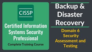 CISSP Backup & Disaster Recovery - Domain 6 Security Assessment and Testing | Urdu | Hindi |