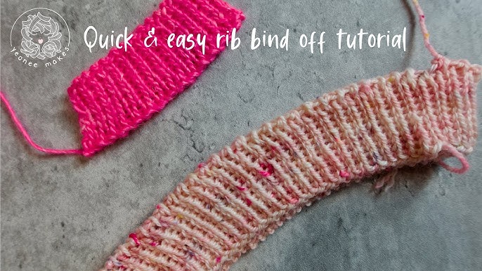 Scallop bind off edge trim tutorial 