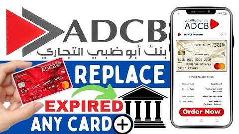 How to Replace ADCB Card on Mobile App in 1 Minute