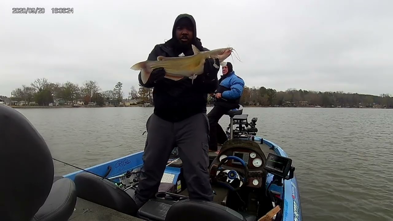 Winter Striper Fishing Lake Murray 2025