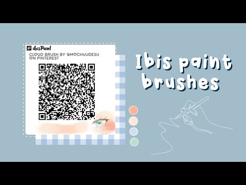 Ibis paint brushes qr codes (w/ samples) || PT 1