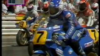 1988 French 500cc GP with Gardner, Lawson, Schwantz, Sarron, Sheene