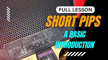 Table Tennis Basics - Introduction to Short Pimple Rubber