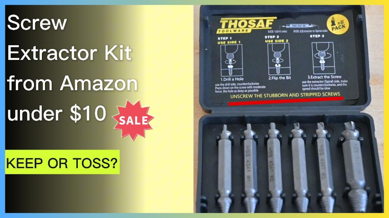 Miss Extractor Screw Extractor Kit from Amazon..........Hit or Miss? - YouTube