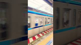 東京メトロ東西線15000系.快速（東葉高速線直通）行徳駅、高速通過‼️