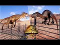 Scorpius Rex, Indoraptor and Other Dinosaurs Fence Climbing Animation | Jurassic World Evolution 2