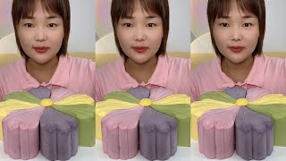 Asmreating Delicious Mousse Cake Egg Tart 咀嚼音 Mukbang Soft Eating Sounds