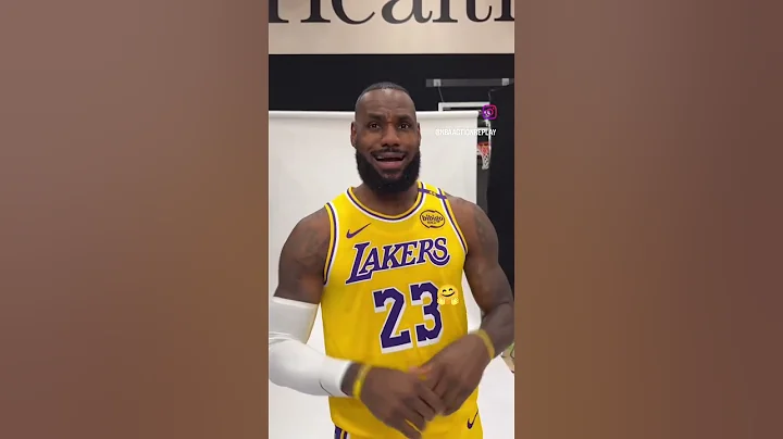 @lebron👑 REACTING of being OLDEST Player✅ of @NBA! 😇😭 #shorts