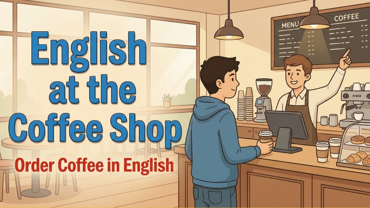 English at the Coffee Shop | Real Conversations for Beginners | English Podcast