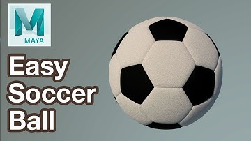 Maya Tutorial: 3D Model Soccer Ball