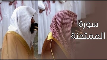 سورة الممتحنة | المصحف الصوتي والمرئي من صلاتي التراويح والتهجد بالمسجد النبوي لعام 1445هـ.