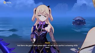 Fischl speaking normally?? - Genshin Impact