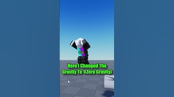 How To Change The Workspace Gravity In Roblox Studio #roblox #robloxstudio #shorts #robloxstudiotips