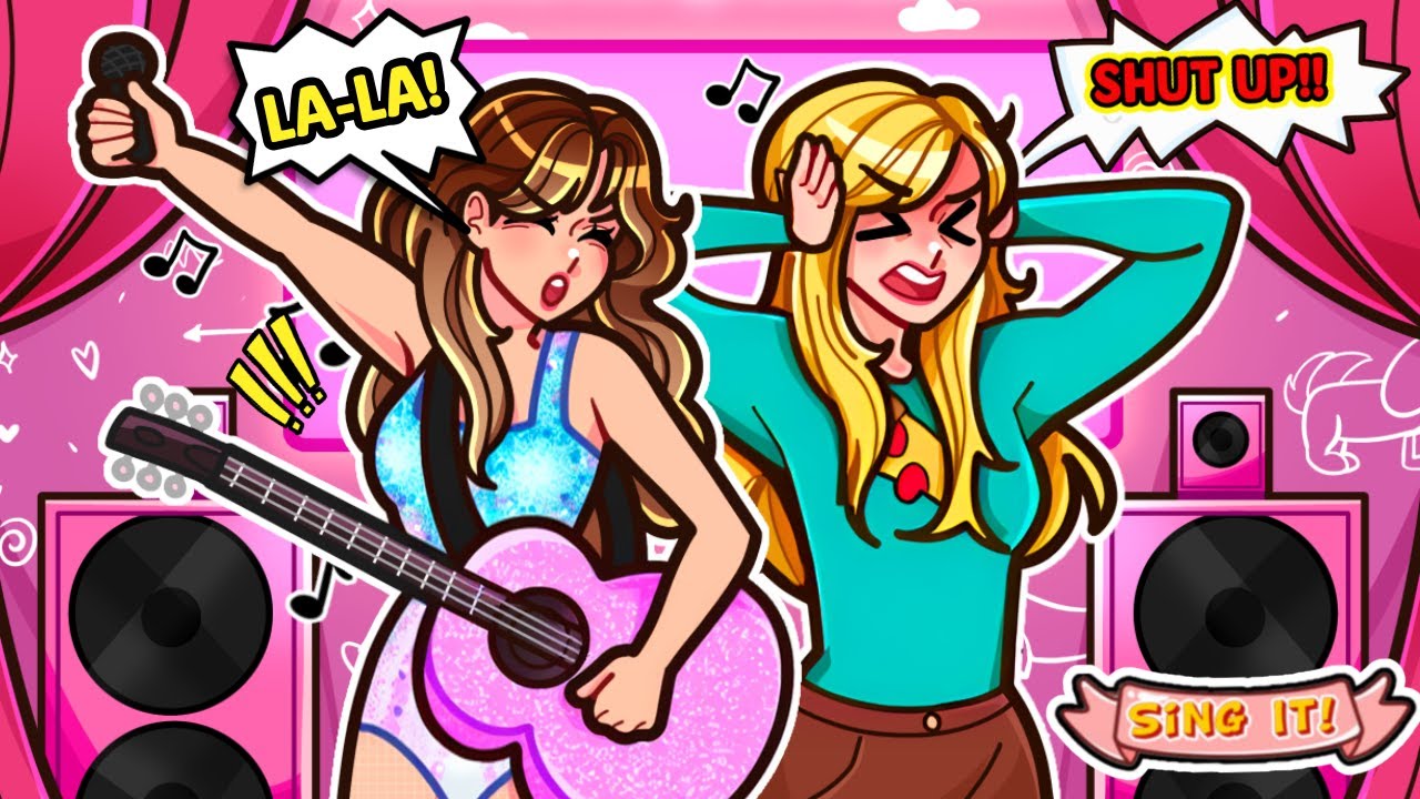 EXTREME TROLLING in Roblox KARAOKE with My SISTER IBELLA! *FUNNY*