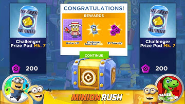 Challenger Prize Pods  Minion Rush Despicable Me  Rewards Daily Challenge gameplay walkthrough
