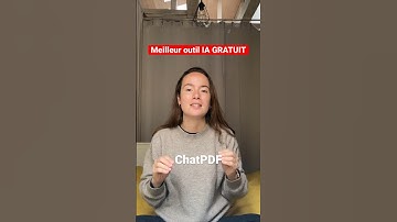 Intelligence artificielle GRATUITE pour analyser un PDF #intelligenceartificielle #chatgpt #études