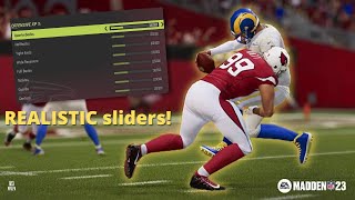 Madden 23 | REALISTIC ALL MADDEN SLIDERS!