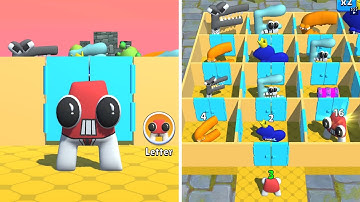 MAX LEVEL in Merge Alphabet: Lore Run: Merge battles ⭐ abcdefghijklmnopqrstuvwxyz Part 5