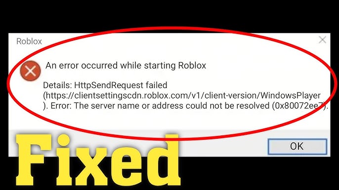 An Error Occurred While Starting Roblox Studio Açılmıyor I Error Opening  Hatası Fix Hatası Çözüm2021 