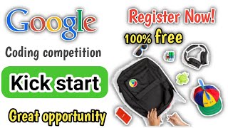Google Coding Competition || kick start 2022 Registration open .