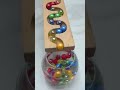 Rolling Marbles on Wiggly Wooden Tracks | ASMR 🔘🌊 #MarbleRun #ASMR