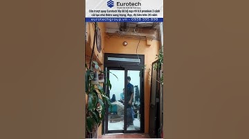 Giải pháp cải tạo không gian hiện đại với trượt quay Eurotech Vip 68 hệ nẹp rời 8.0 Premium 2 cánh