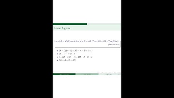 TIFR GS 2018 | Linear Algebra