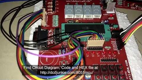 2 digit 7 Segment interfacing with 8051