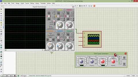 How to use Signal Generator And Oscilloscope In Proteus