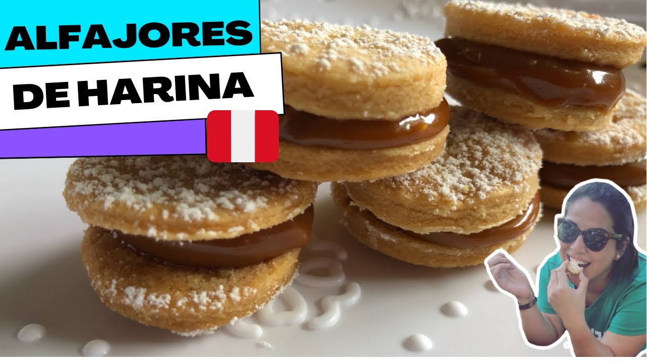 COMO HACER ALFAJORES PERUANOS DE HARINA / FÁCIL Y ECONÓMICO