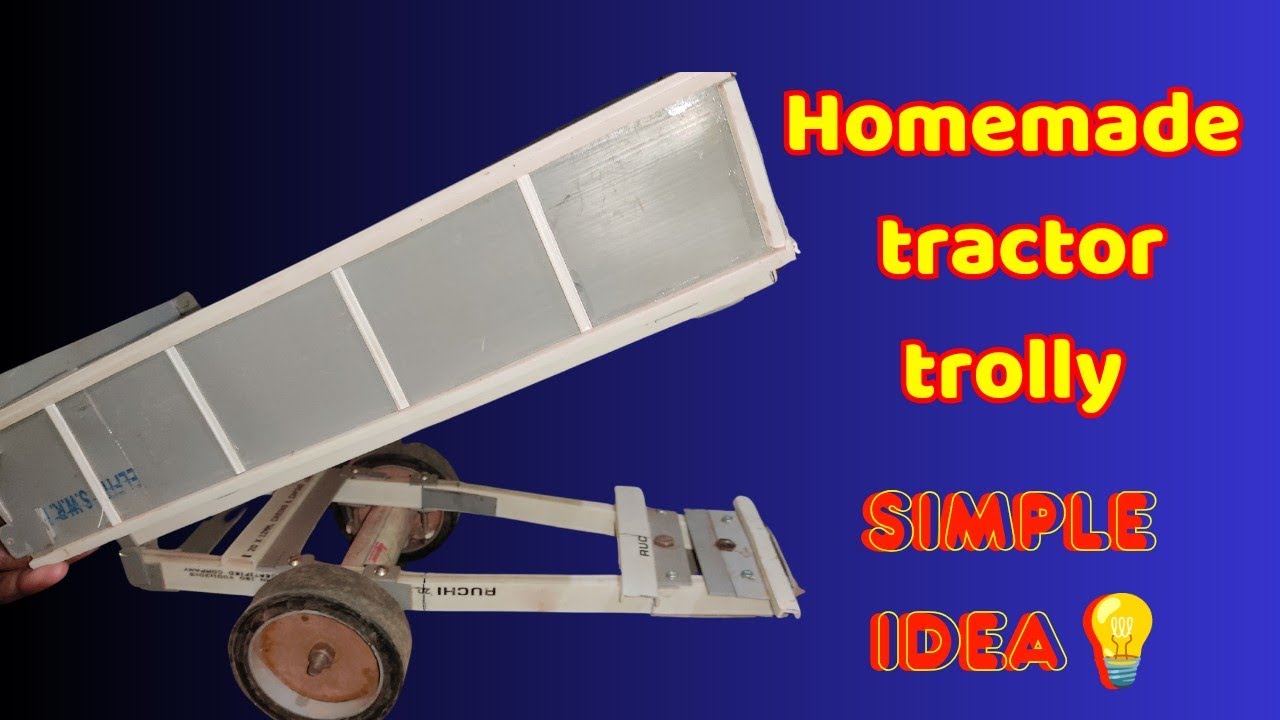 How to make tractor trolley at home Ghar par kaise banaye YouTube