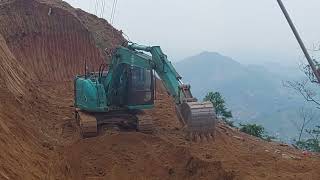 Unbelievable Excavator Skills Completing Mountain Hydropower Project  Extreme Heavy Machinery Work