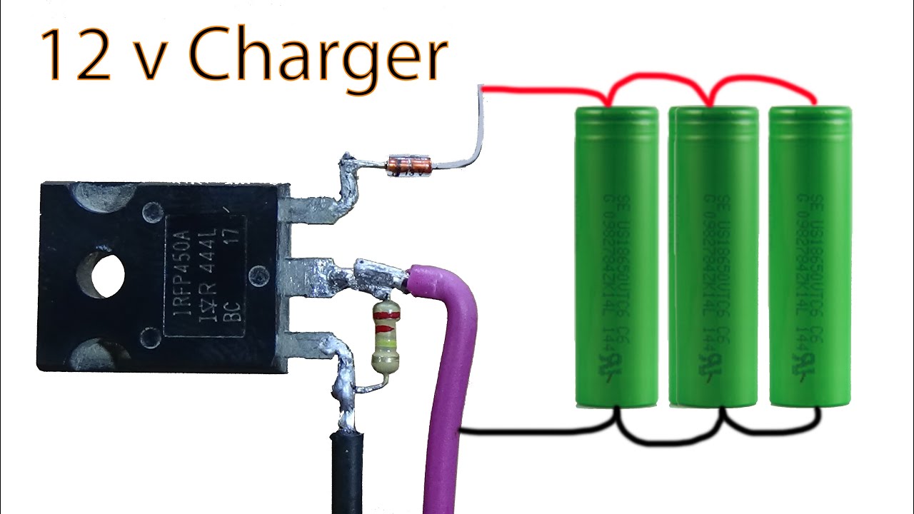 12V Lithium-ion Battery with Charger