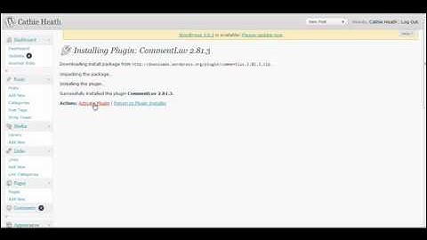 How to Install the ComLuv PlugIn on Your Word Press Blog